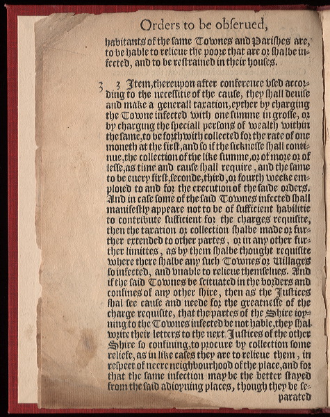 Page 1 of the Plague Book